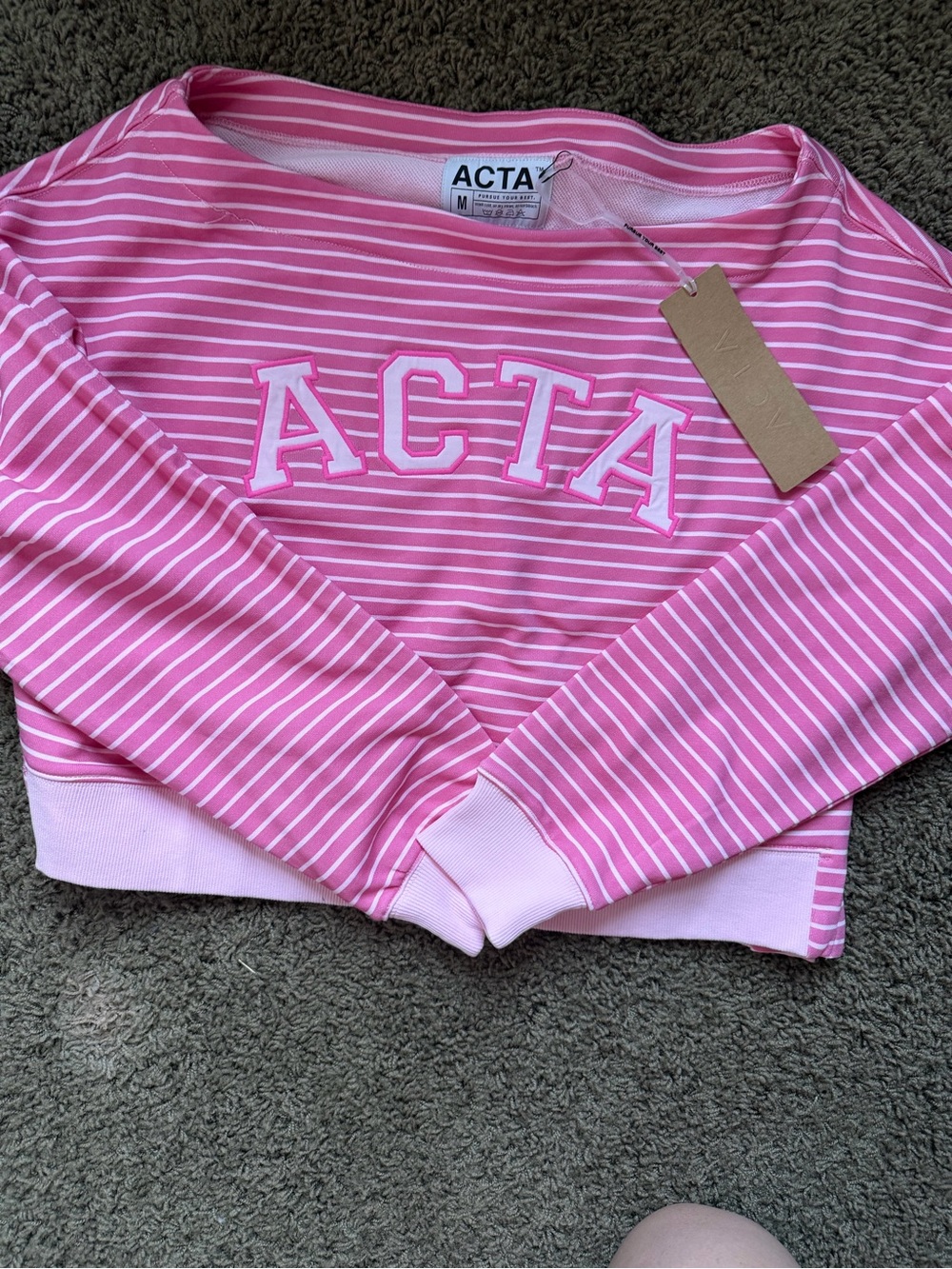ACTA X KEN PINK OFF THE SHOLDER